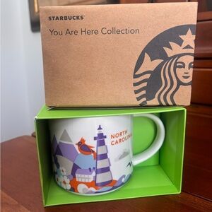 Starbucks You Are Here North Carolina Mug